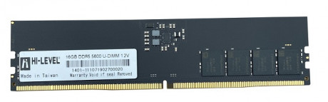 16GB HI-LEVEL DDR5 5600 MHz CL40 HLV-PC44800D5-16G