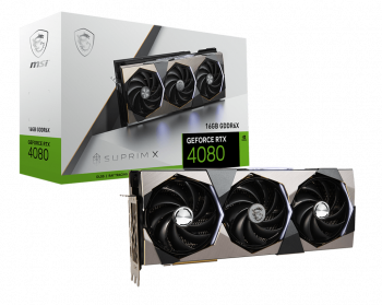 MSI GEFORCE RTX 4080 SUPRIM X 16G 16GB GDDR6X HDMI DP 256Bit 