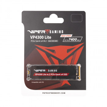 Patriot Viper VP4300 Lite 2TB 7400/6400MB/s Gen4 x4 NVMe M.2 SSD Disk (VP4300L2TBM28H)