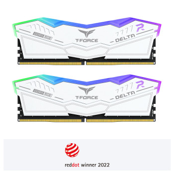 Team T-Force DELTA RGB Beyaz 32GB 2x16GB 5600MHz DDR5 CL38 Gaming Ram (FF4D532G5600HC38GDC01)