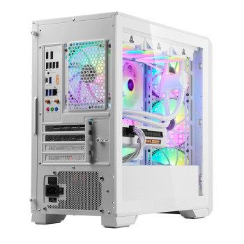 SEGOTEP Radiant Beyaz 750W 80+ Bronze Midi Tower Kasa (Rainbow Fan)