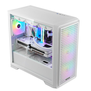 SEGOTEP Radiant Beyaz 750W 80+ Bronze Midi Tower Kasa (Rainbow Fan)