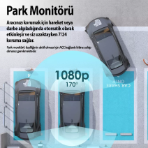 REXING DT2 FHD 1080P ARAC KAMERASI + 32GB SD KART