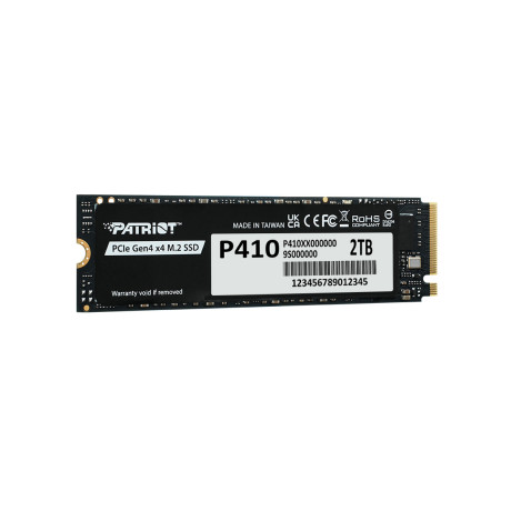 Patriot P410 2TB 5000/4500MB/s PCIe Gen4 x4 NVMe 1.4 M.2 SSD Disk (P410P2TBM28H)