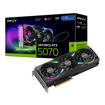 PNY RTX5070 ARGB EPIC-X RGB 12GB GDDR7 192Bit (VCG507012TFXXPB1-O)