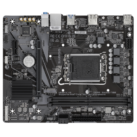 GIGABYTE H610M K V2 D5 4800Mhz M.2 HDMI/DP MATX 1700P 